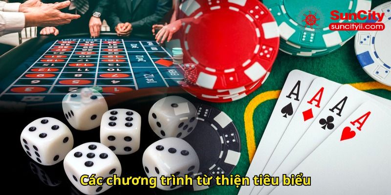 Các chương trình từ thiện tiêu biểu