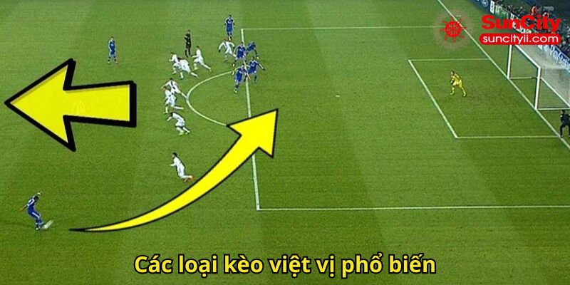 Các loại kèo việt vị phổ biến