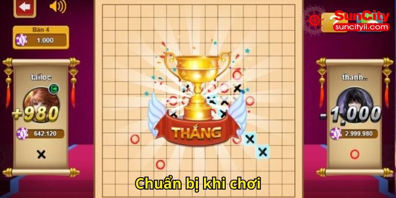 Chuẩn bị khi chơi